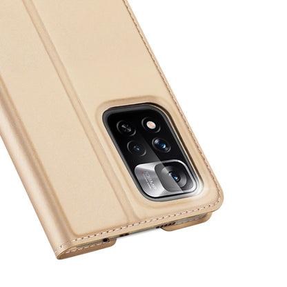 Dux Ducis Skin Pro Holster Case Cover Flip Poco M4 Pro 5G gold_2