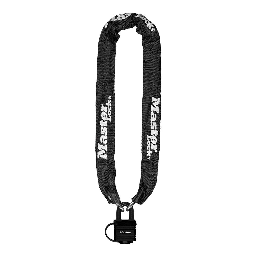Corrente de aÃ§o com capa de nylon e cadeado, bike security, blister_0
