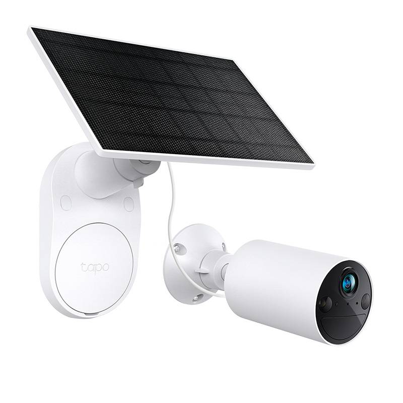 Câmara de Segurança TP-Link Tapo TC82 2K 3MP Outdoor IP65 Security Wi-Fi com Bateria + Painel Solar Tapo A201