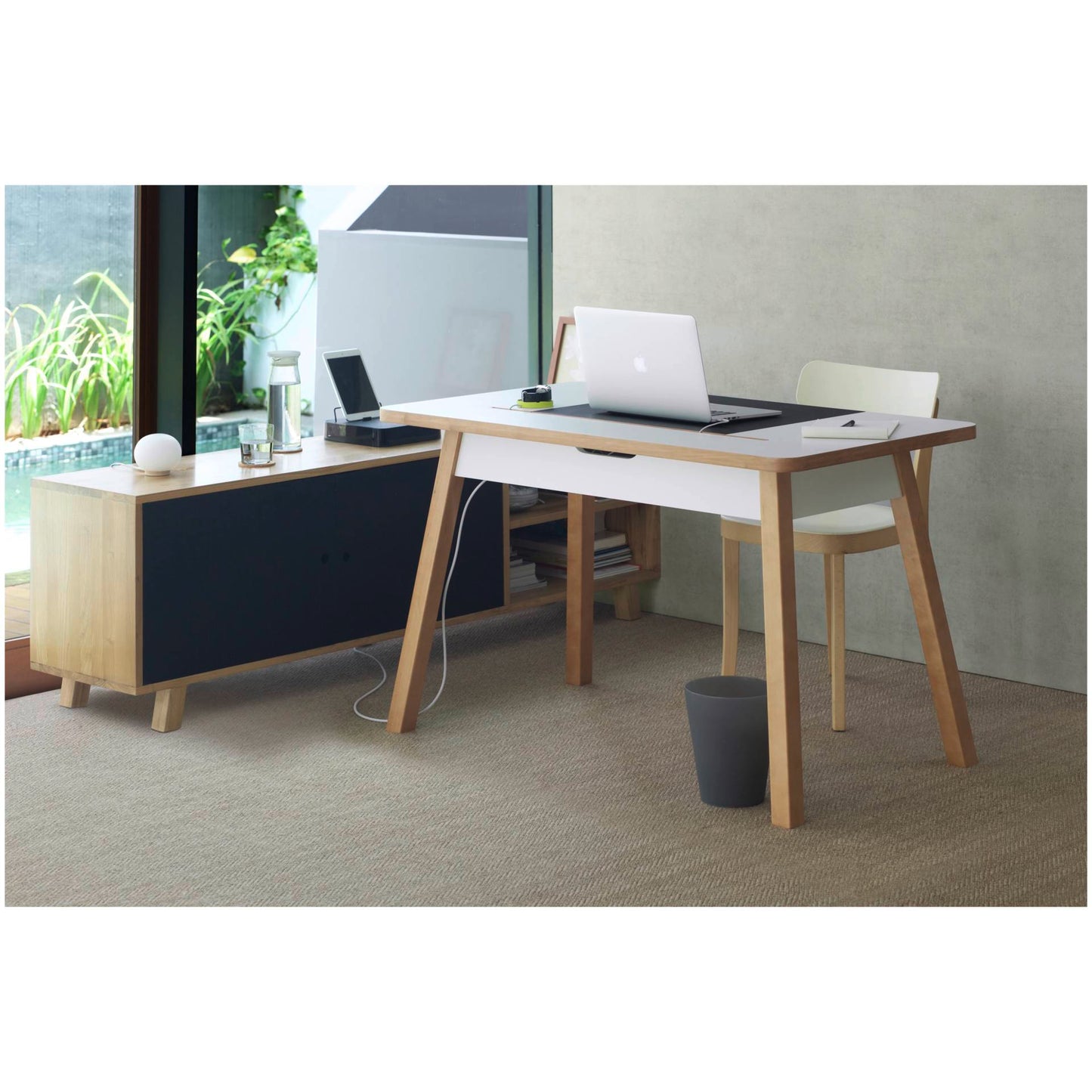 Secretária Bluelounge Branca Studiodesk 2 BLUSD2-WH_2