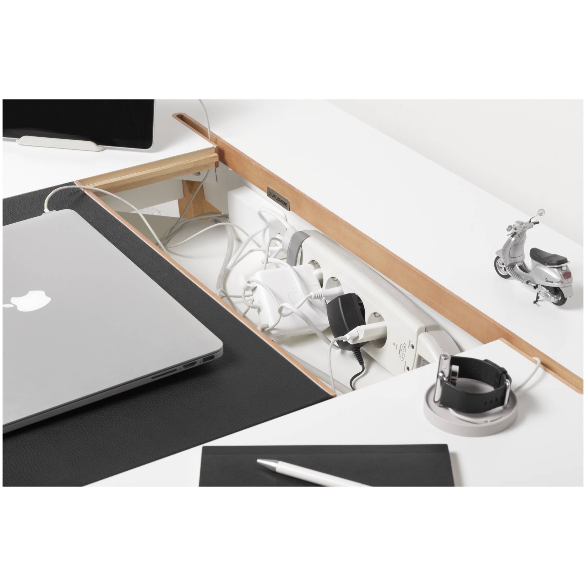 Secretária Bluelounge Branca Studiodesk 2 BLUSD2-WH_6