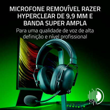 Headset Gaming Razer BlackShark V3 Wireless Bluetooth Preto