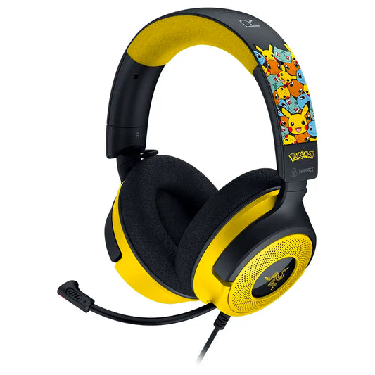 Headset Razer Kraken V4 X 7.1 Surround Wired Pokémon Kanto Starters Edition