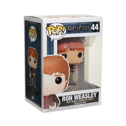 Figura Funko Pop! Vinyl: Harry Potter - Ron Weasley with Scabbers | #44
