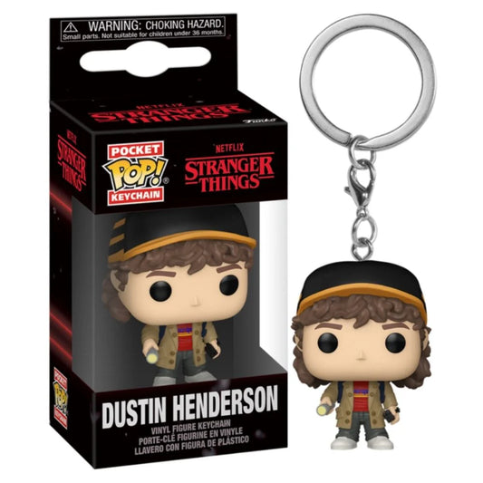 Pocket Pop Keychain Stranger Things S5 Dustin Henderson