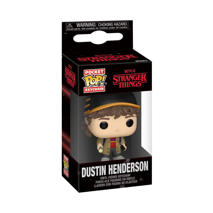 Pocket Pop Keychain Stranger Things S5 Dustin Henderson