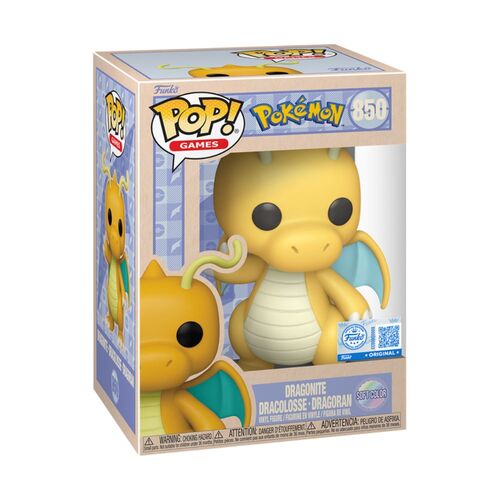 Funko POP! Pokémon Dragonite Soft Color #850 Exclusive