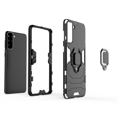 Ring Armor tough hybrid case cover + magnetic holder for Samsung Galaxy S22 + (S22 Plus) black_2
