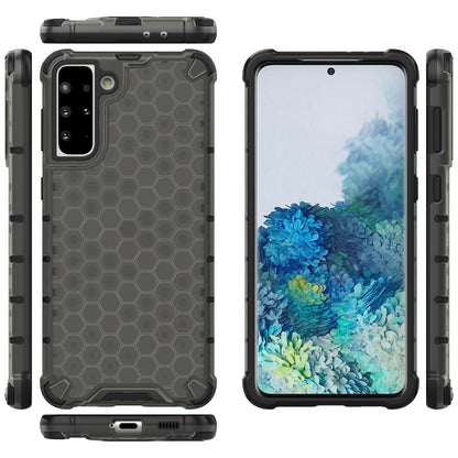 Honeycomb case armored cover with a gel frame for Samsung Galaxy S22 + (S22 Plus) black_11