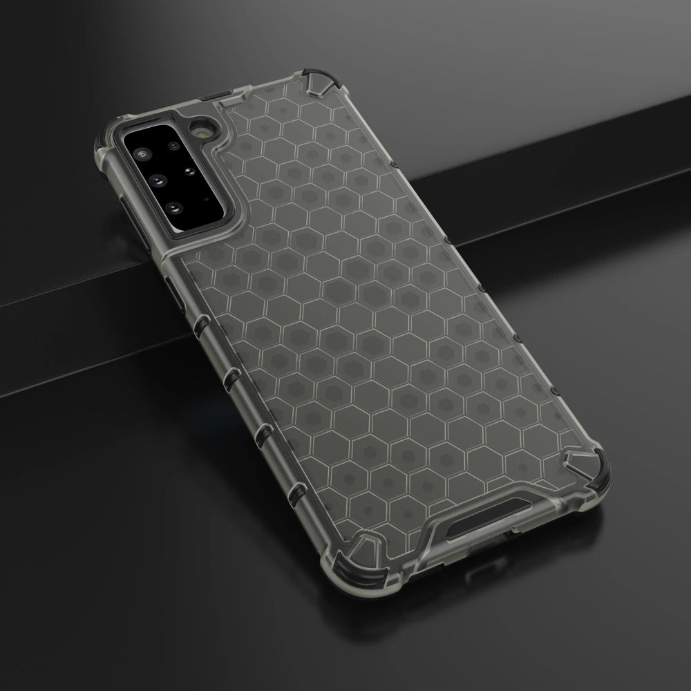 Honeycomb case armored cover with a gel frame for Samsung Galaxy S22 + (S22 Plus) black_13