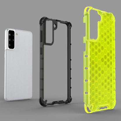 Honeycomb case armored cover with a gel frame for Samsung Galaxy S22 + (S22 Plus) blue_4