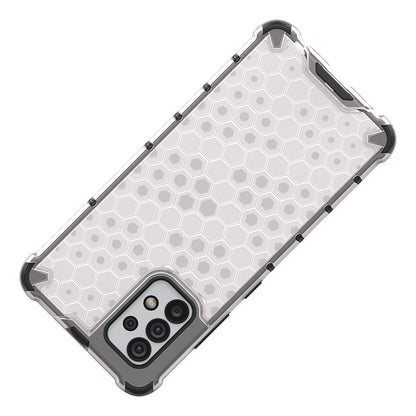 Honeycomb case armored cover with a gel frame for Samsung Galaxy A03s (166.5) blue_8