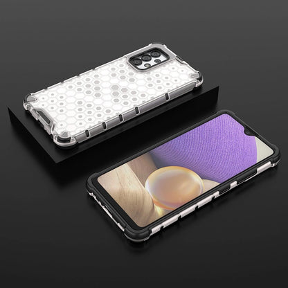 Honeycomb case armored cover with a gel frame for Samsung Galaxy A13 5G transparent_11