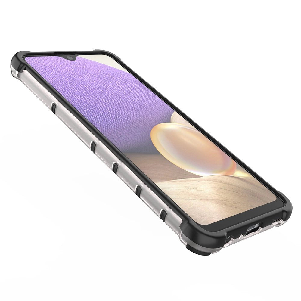 Honeycomb case armored cover with a gel frame for Samsung Galaxy A13 5G transparent_8