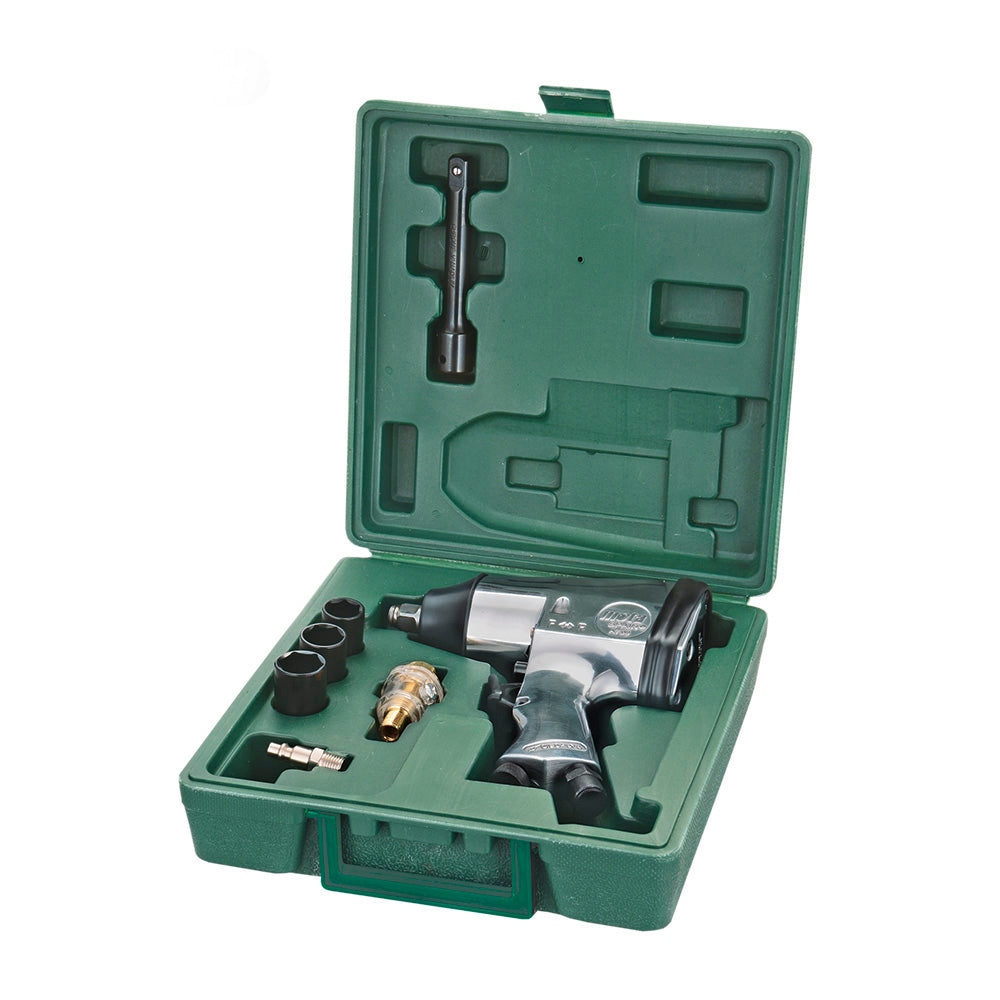 Chave de impacto 1/2" pneumatica con kit ak700 320n pressao de trabalho 6,5kg/cmÂ². mota_0