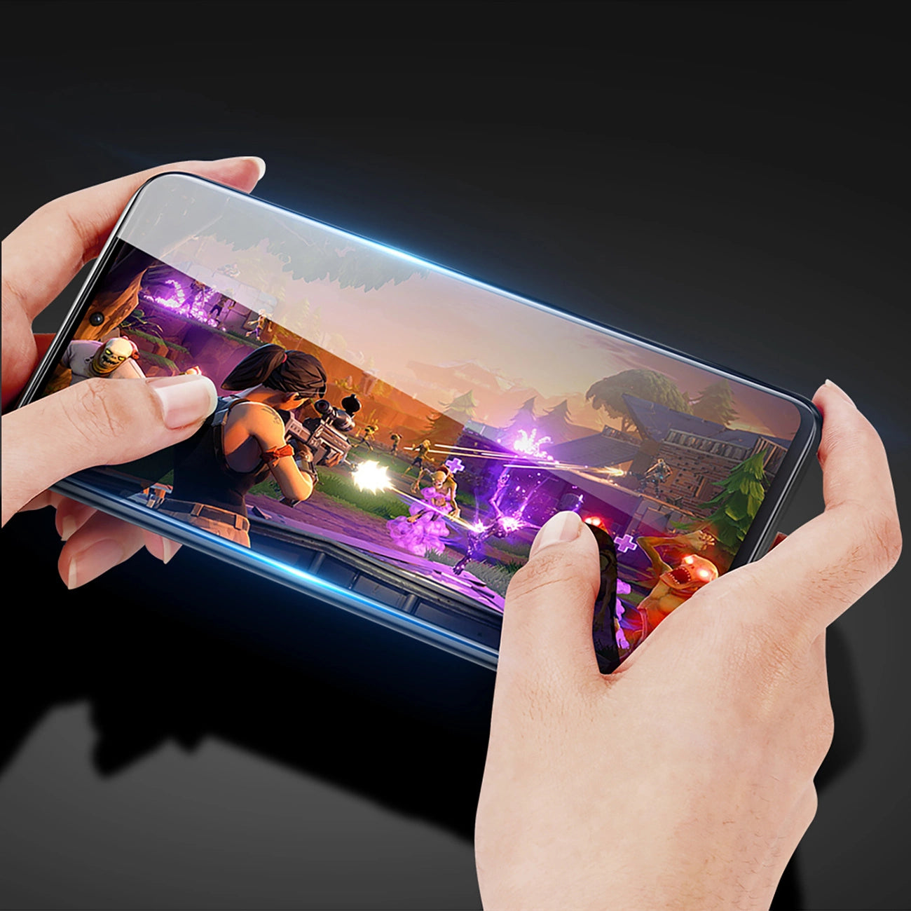 Dux Ducis Curved Glass Tempered glass for Honor 60 Pro with a black frame_1