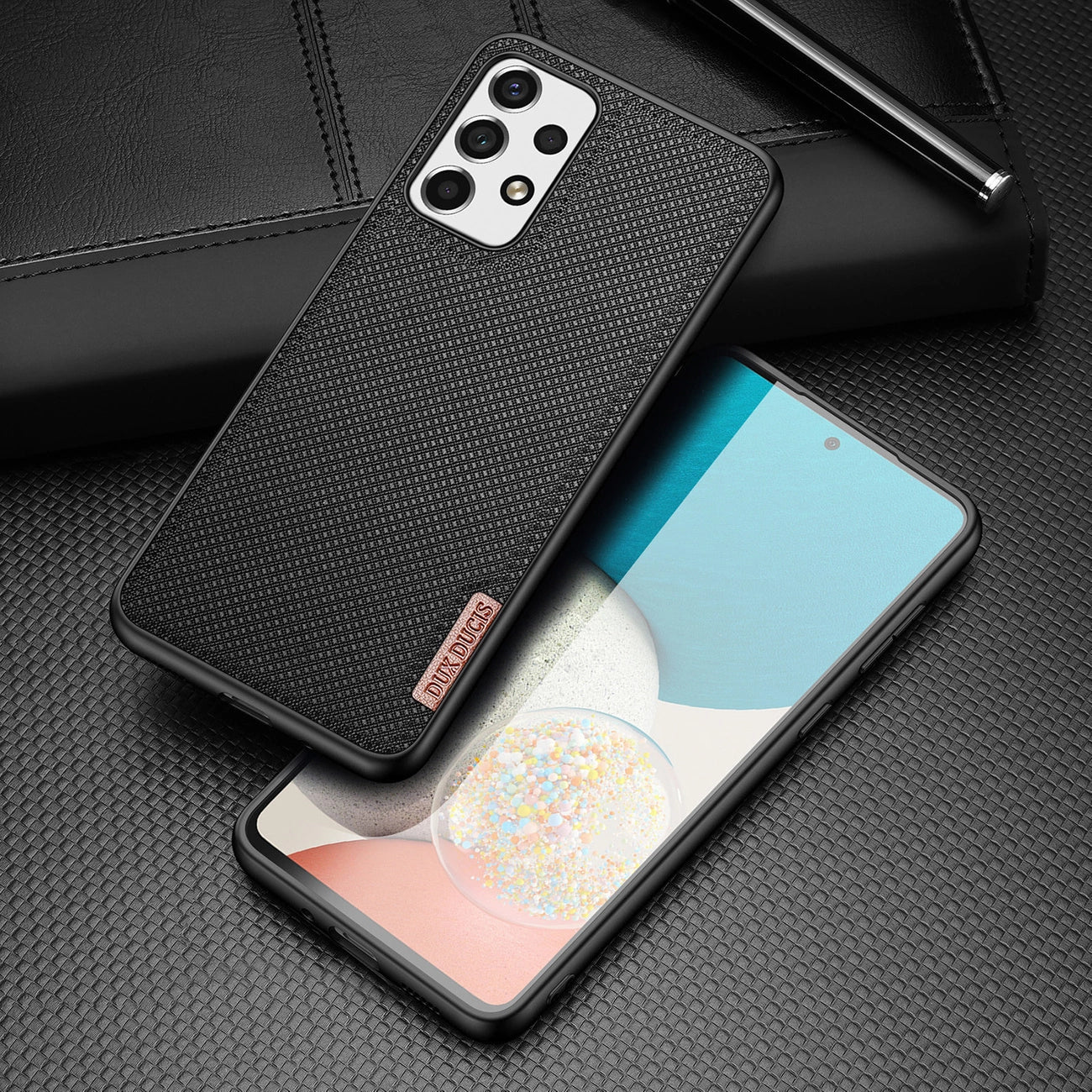 Dux Ducis Fino case cover, nylon material Samsung Galaxy A73 black_1