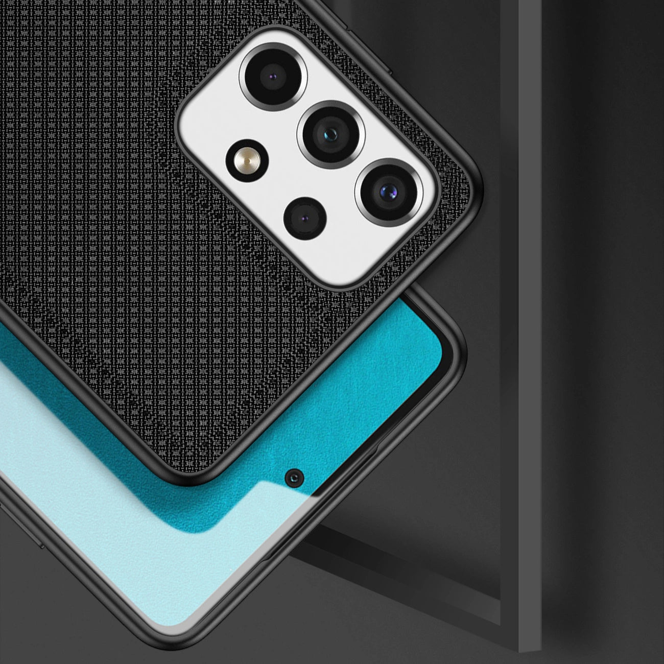 Dux Ducis Fino case cover, nylon material Samsung Galaxy A73 black_3