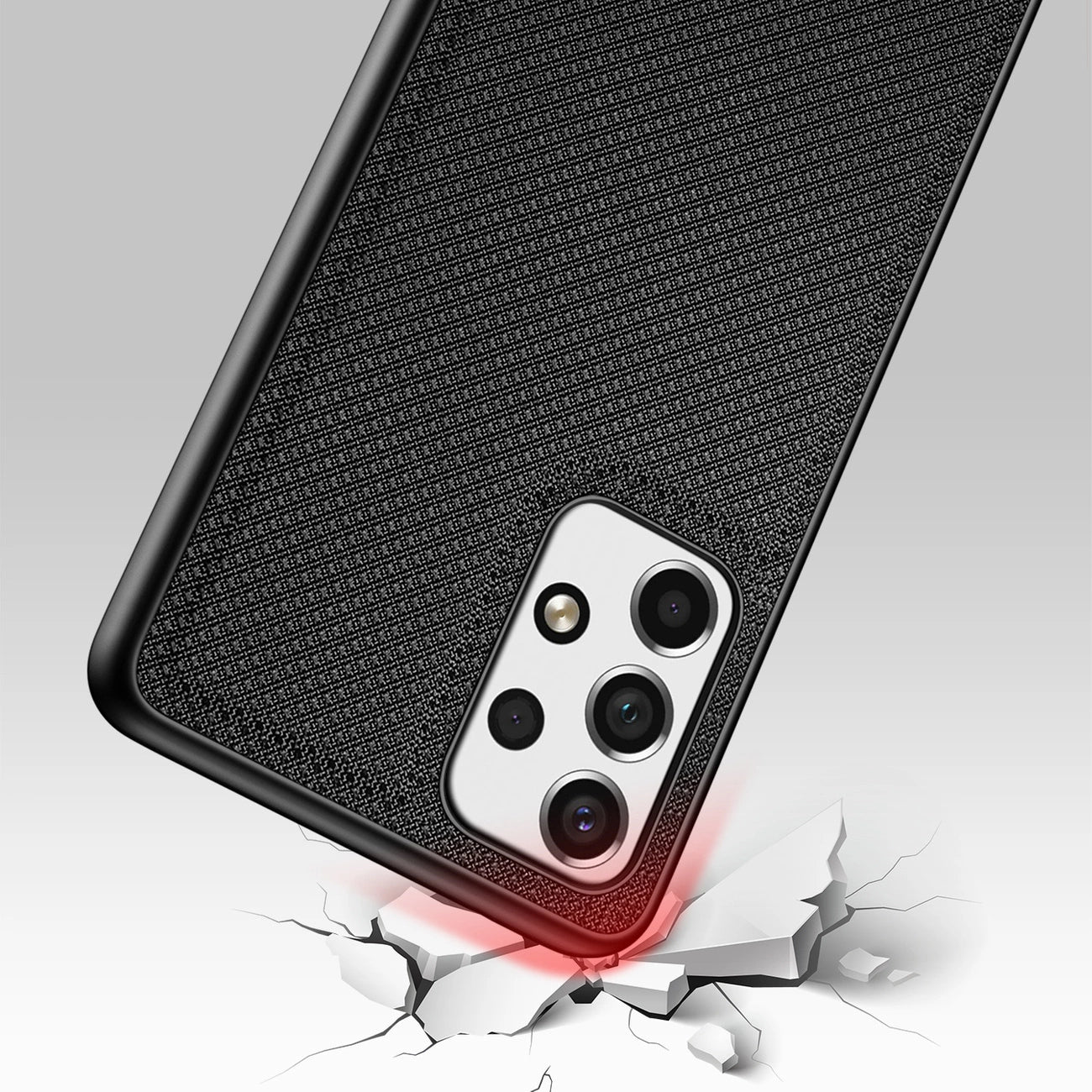 Dux Ducis Fino case cover, nylon material Samsung Galaxy A73 black_5