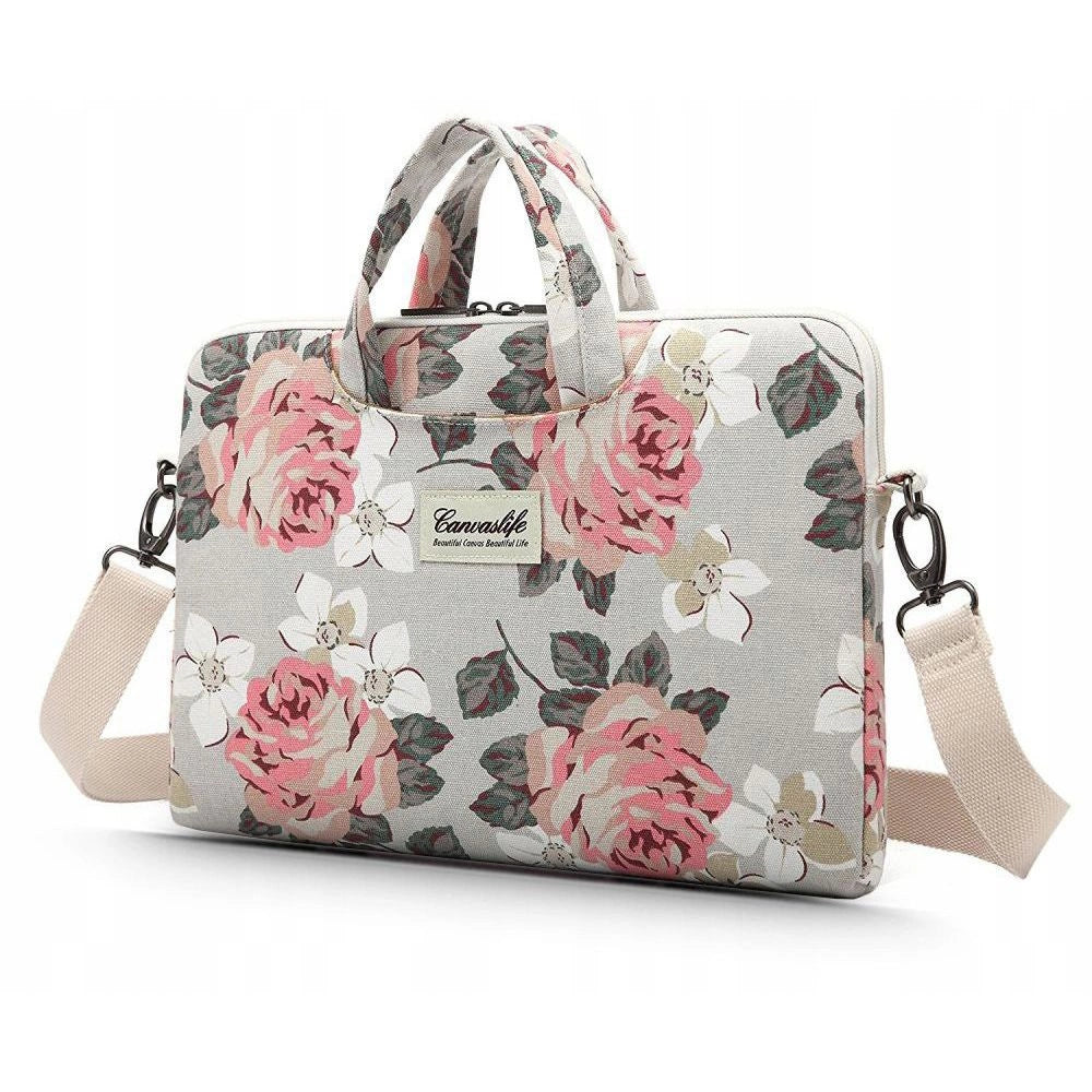 Canvaslife Briefcase Laptop Bag 15-16'' - White/Pink_0