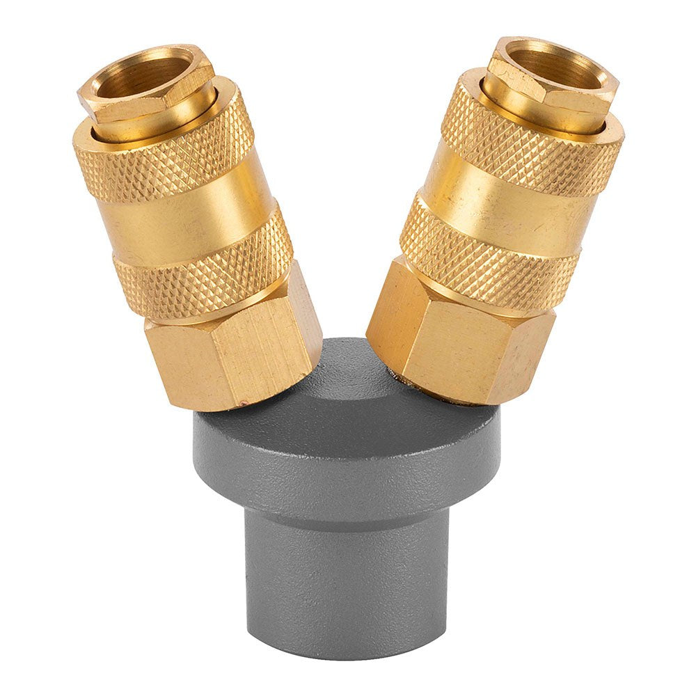 Conector de ar comprimido tipo y em latÃ£o, rosca fÃªmea de Â¼ pol_0