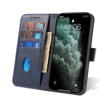 Magnet Case elegant case cover with a flap and stand function for Samsung Galaxy A73 blue_5