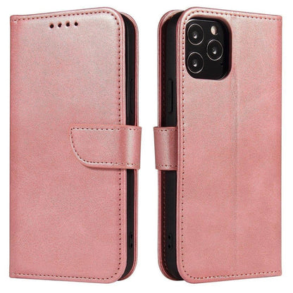 Magnet Case elegant case cover with a flap and stand function for Samsung Galaxy A73 pink_0