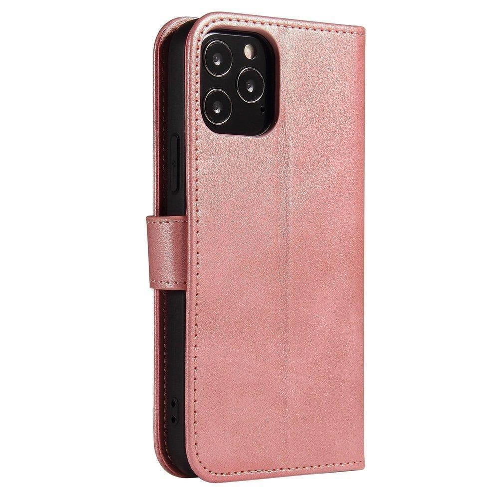 Magnet Case elegant case cover with a flap and stand function for Samsung Galaxy A73 pink_2