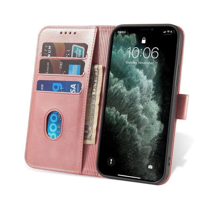 Magnet Case elegant case cover with a flap and stand function for Samsung Galaxy A73 pink_5
