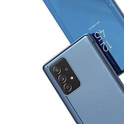 Clear View Case flip cover for Samsung Galaxy A73 blue_5
