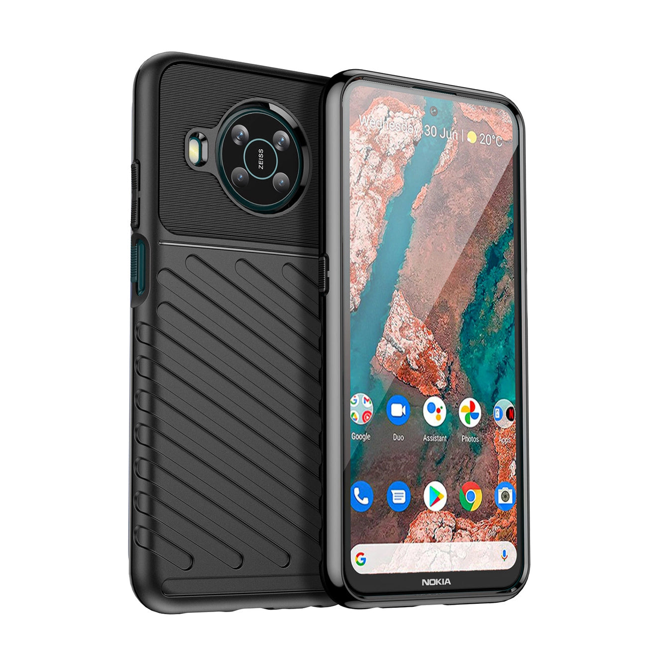 Thunder Case flexible armored cover for Nokia X100 black_0