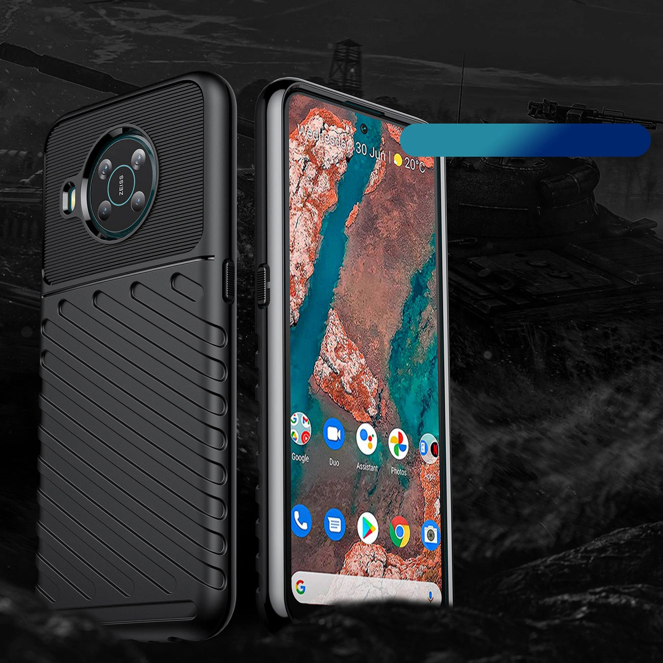Thunder Case flexible armored cover for Nokia X100 black_1