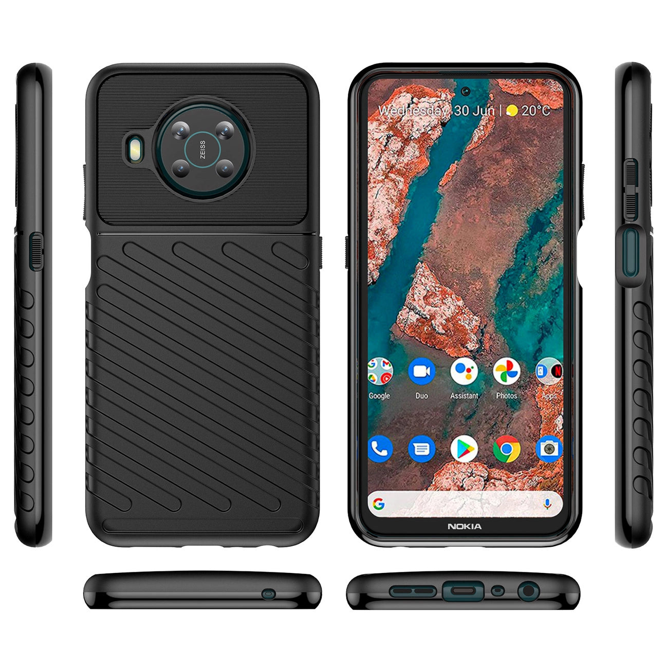 Thunder Case flexible armored cover for Nokia X100 black_6