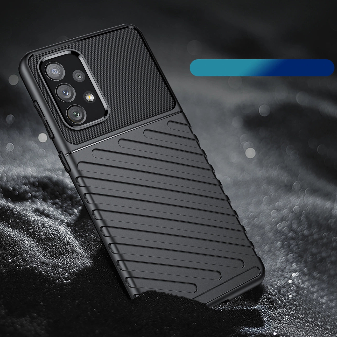 Thunder Case flexible armored cover for Samsung Galaxy A73 black_4