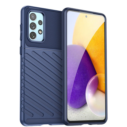 Thunder Case flexible armored cover for Samsung Galaxy A73 blue_0