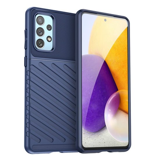 Thunder Case flexible armored cover for Samsung Galaxy A73 blue_0