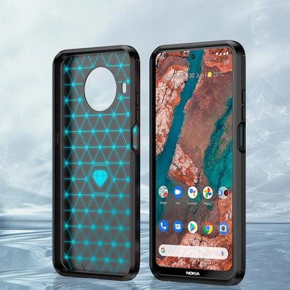 Carbon Case Flexible cover for Nokia X100 black_3