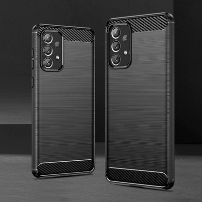 Carbon Case Flexible TPU cover for Samsung Galaxy A73 black_6
