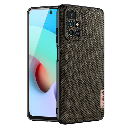 Dux Ducis Fino case cover covered with nylon material Xiaomi Redmi 10 green_0