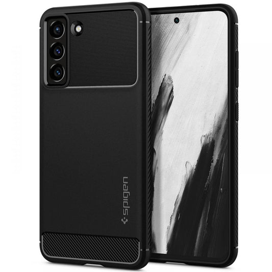 Spigen Rugged Armor Case for Samsung Galaxy S21 FE - Matte Black_0