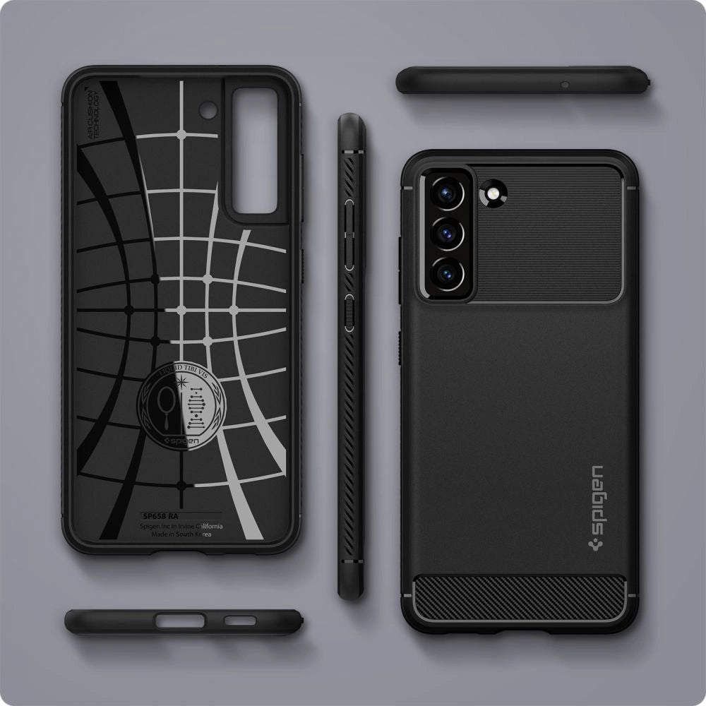 Spigen Rugged Armor Case for Samsung Galaxy S21 FE - Matte Black_10
