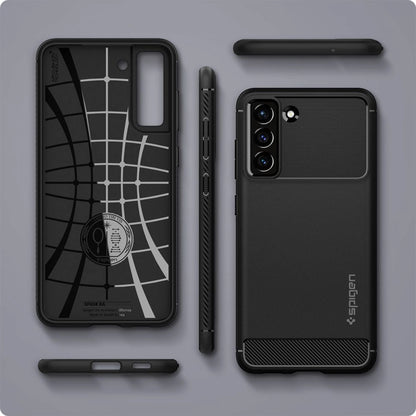 Spigen Rugged Armor Case for Samsung Galaxy S21 FE - Matte Black_10