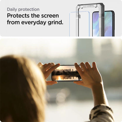 Spigen ALM Glas.tR tempered glass for Samsung Galaxy S21 FE - 2 pcs._2