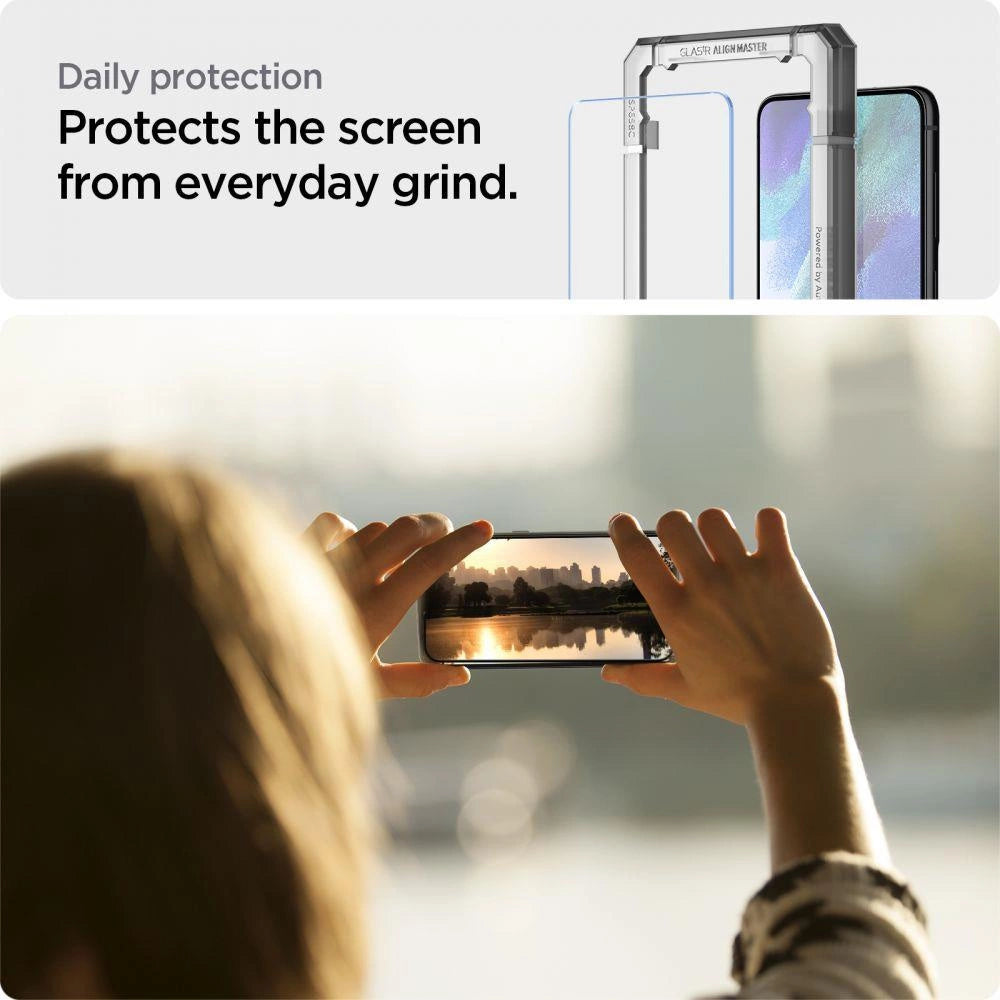 Spigen ALM Glas.tR tempered glass for Samsung Galaxy S21 FE - 2 pcs._3
