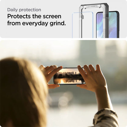 Spigen ALM Glas.tR tempered glass for Samsung Galaxy S21 FE - 2 pcs._5