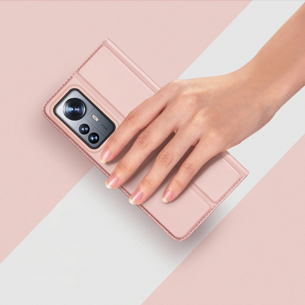 Dux Ducis Skin Pro Holster Cover Flip Cover for Xiaomi 12 Pro pink_13