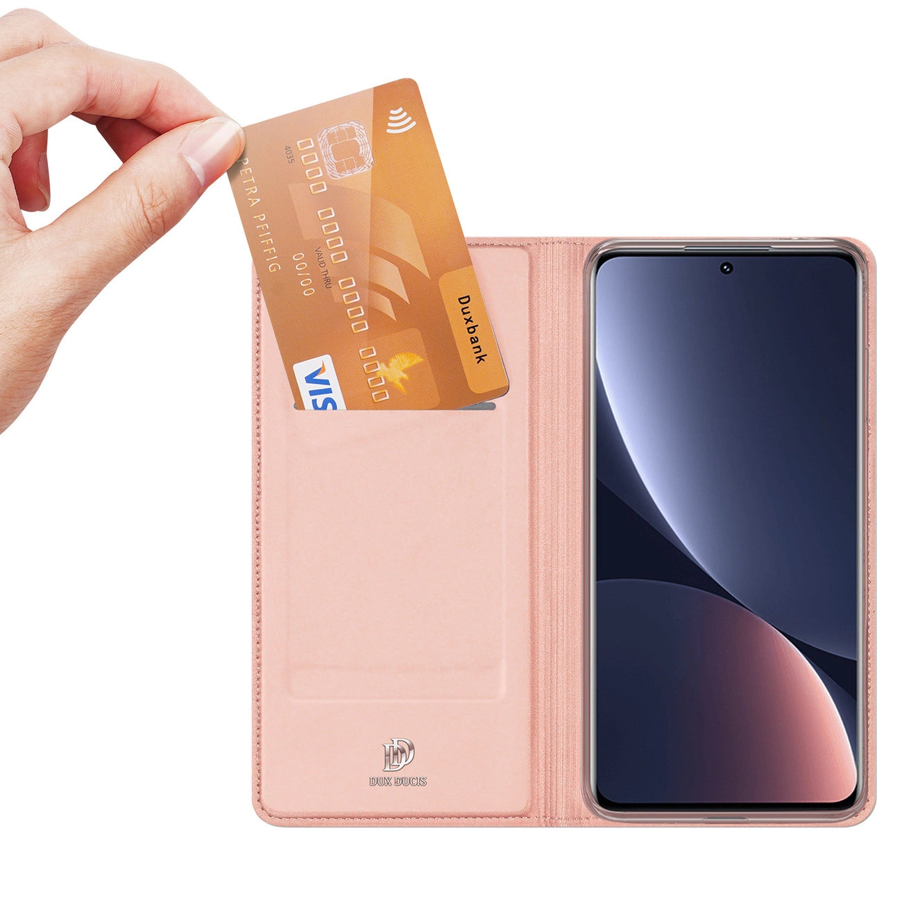 Dux Ducis Skin Pro Holster Cover Flip Cover for Xiaomi 12 Pro pink_1