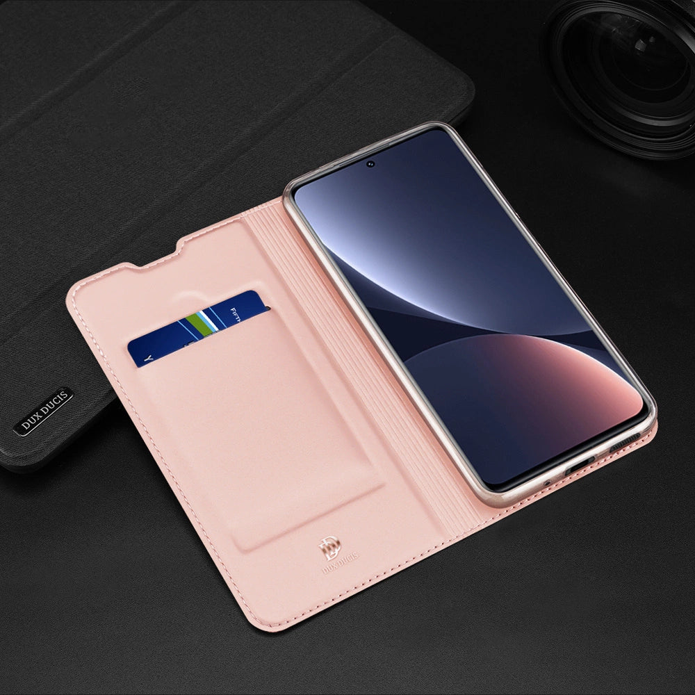 Dux Ducis Skin Pro Holster Cover Flip Cover for Xiaomi 12 Pro pink_19