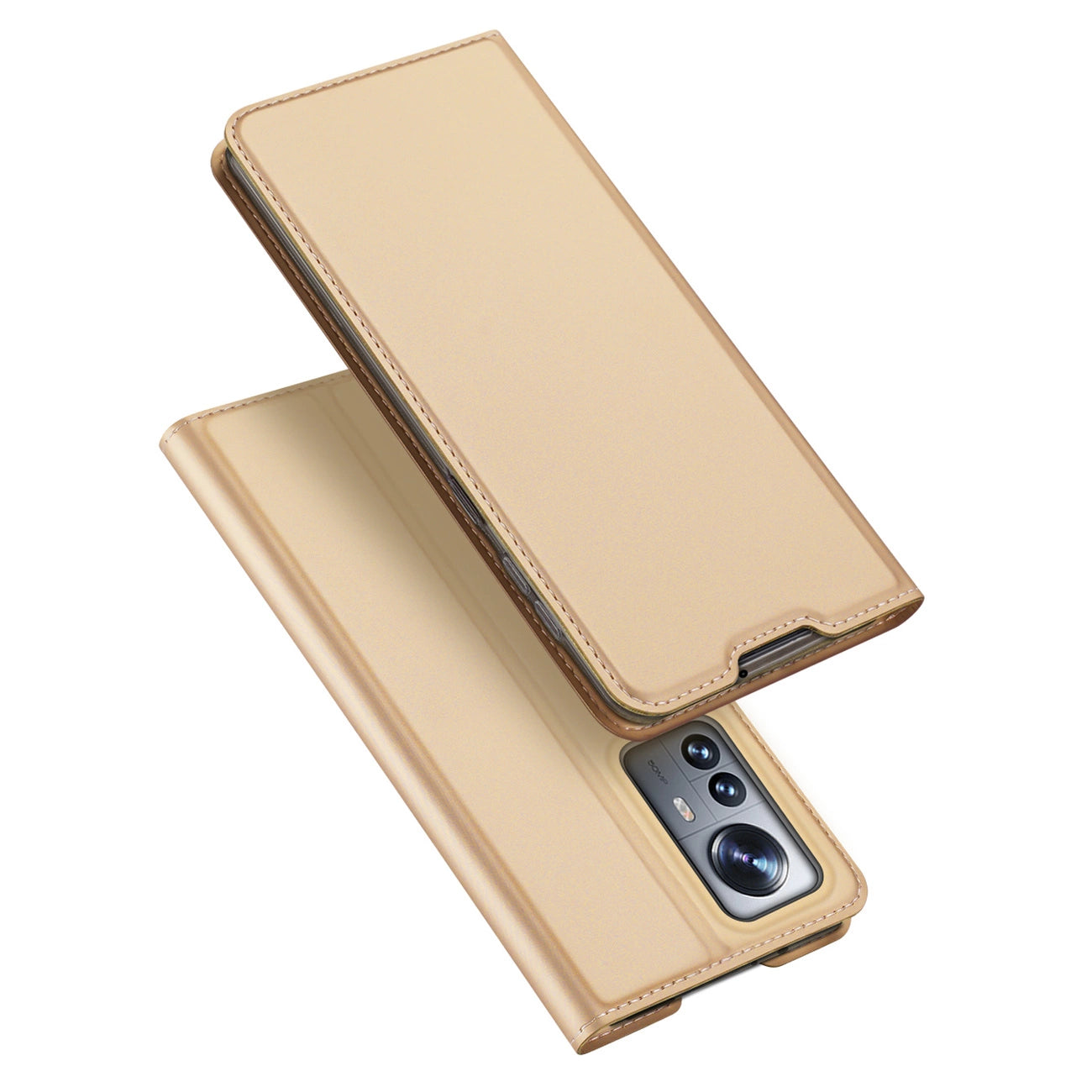 Dux Ducis Skin Pro Holster Cover Flip Cover for Xiaomi 12 Pro gold_0