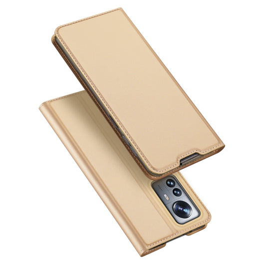 Dux Ducis Skin Pro Holster Cover Flip Cover for Xiaomi 12 Pro gold_0
